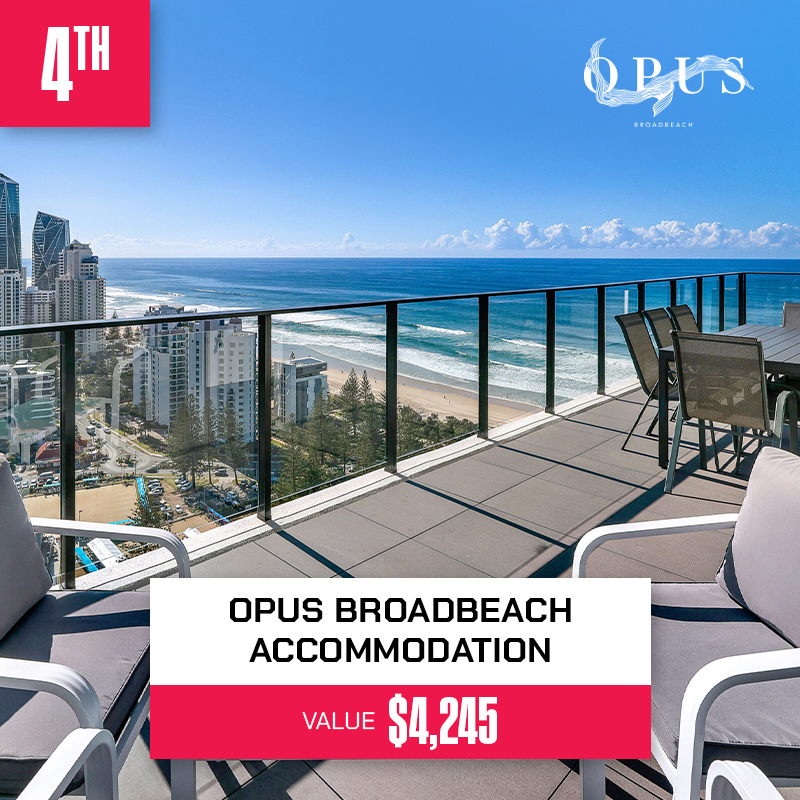 Mega Raffle - Opus Broadbeach Accomodation