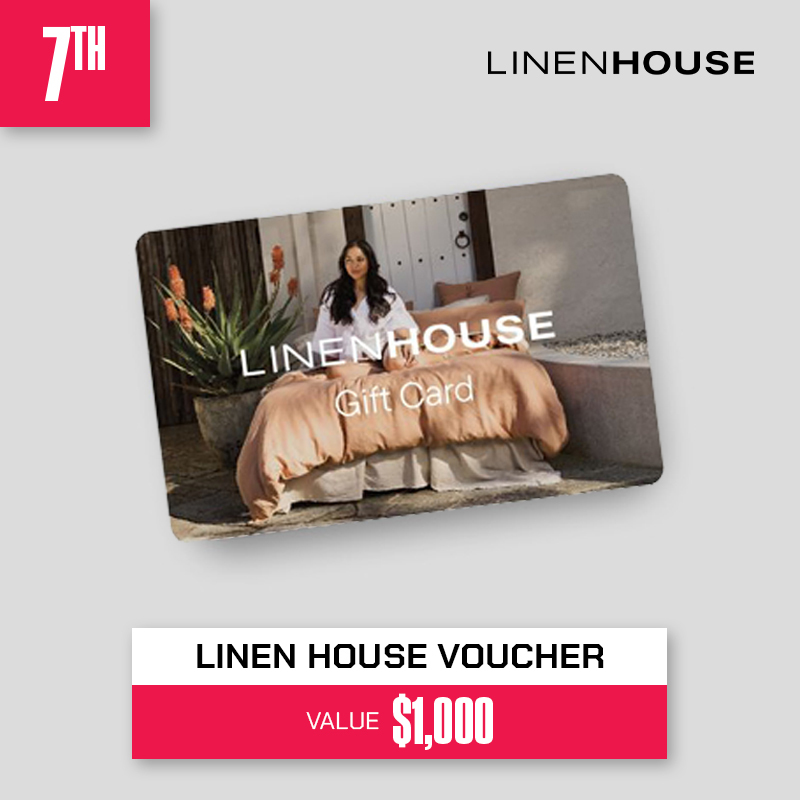 Mega Raffle - Linen House voucher