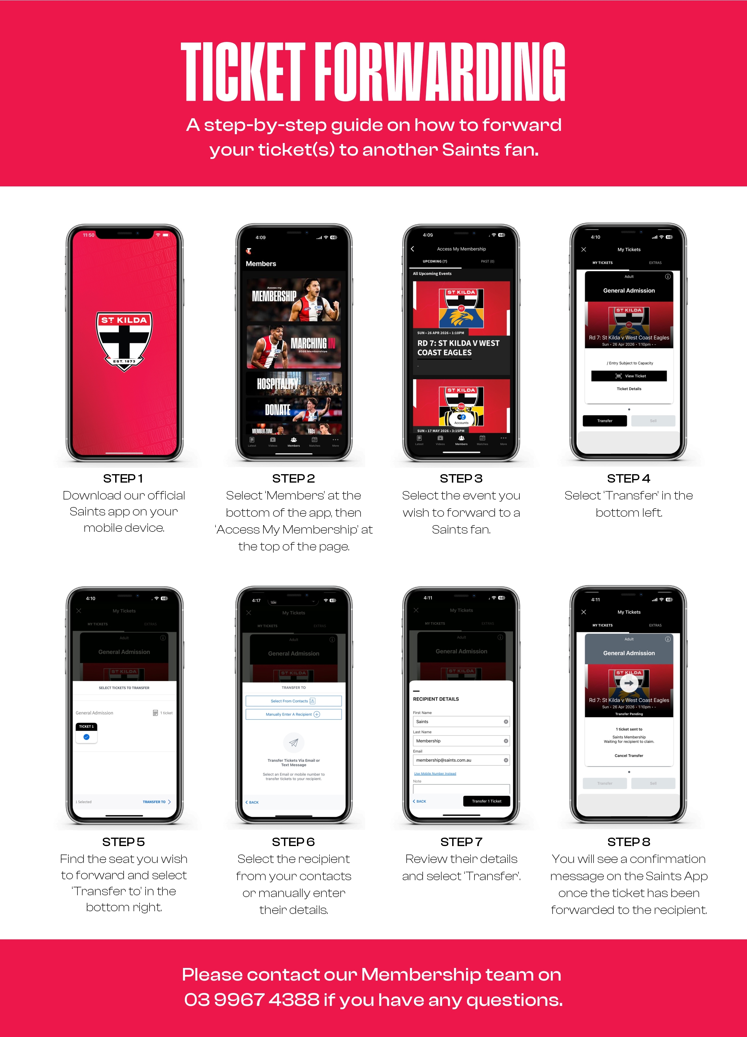 Ticket Forwarding Guide